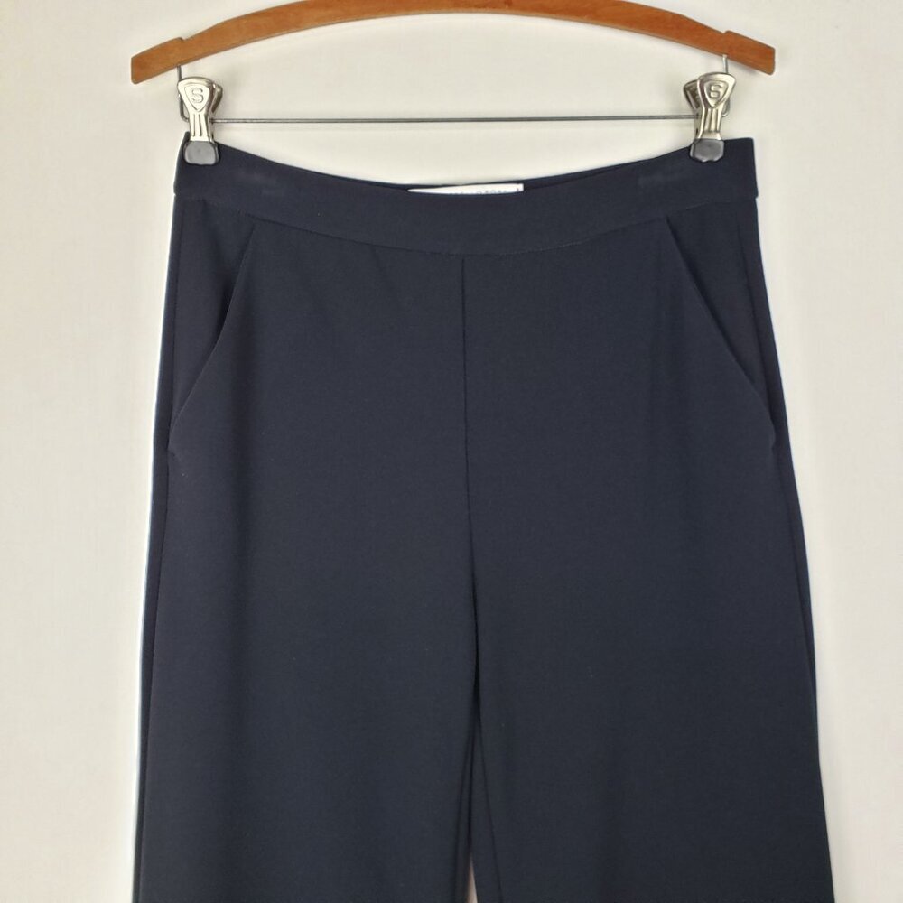 Raffaello Rossi Palina 6/8 Pull On Wide Leg Trouser Pants Navy Womens 34/US 4 - Picture 3 of 7